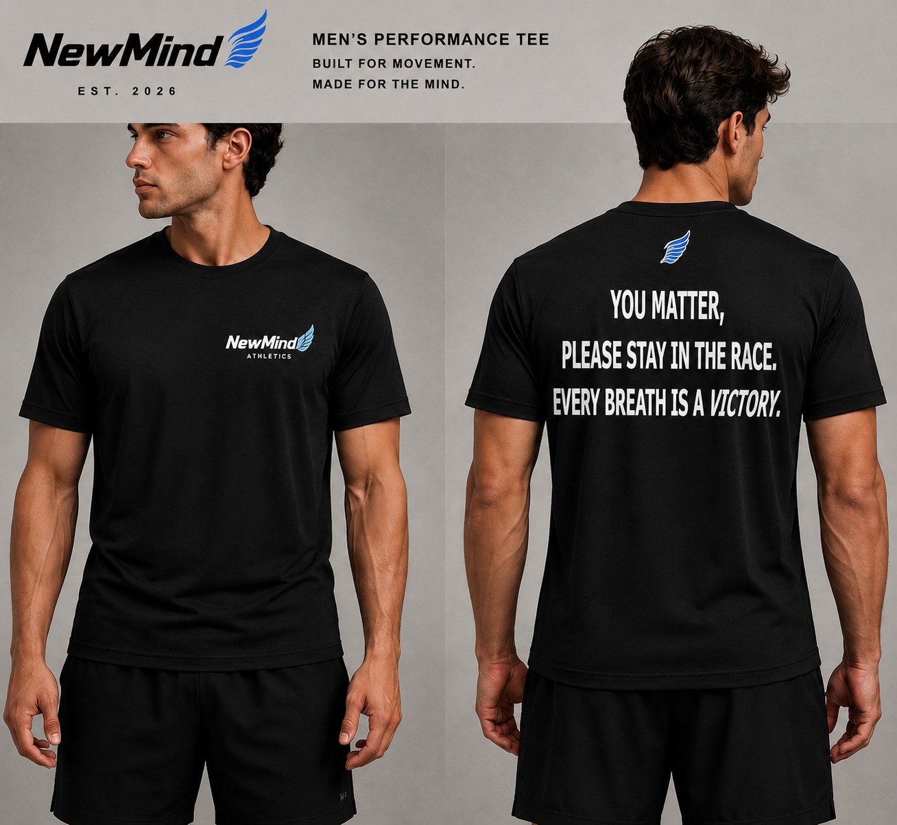 NewMind Athletics You Matter tee